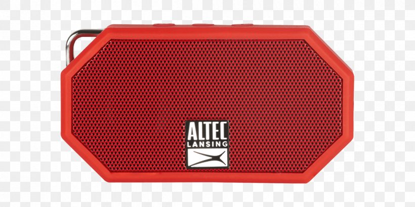 Wireless Speaker Altec Lansing Mini H2O Loudspeaker Altec Lansing Jacket H2O, PNG, 1200x600px, Wireless Speaker, Altec Lansing, Audio, Bluetooth, Brand Download Free