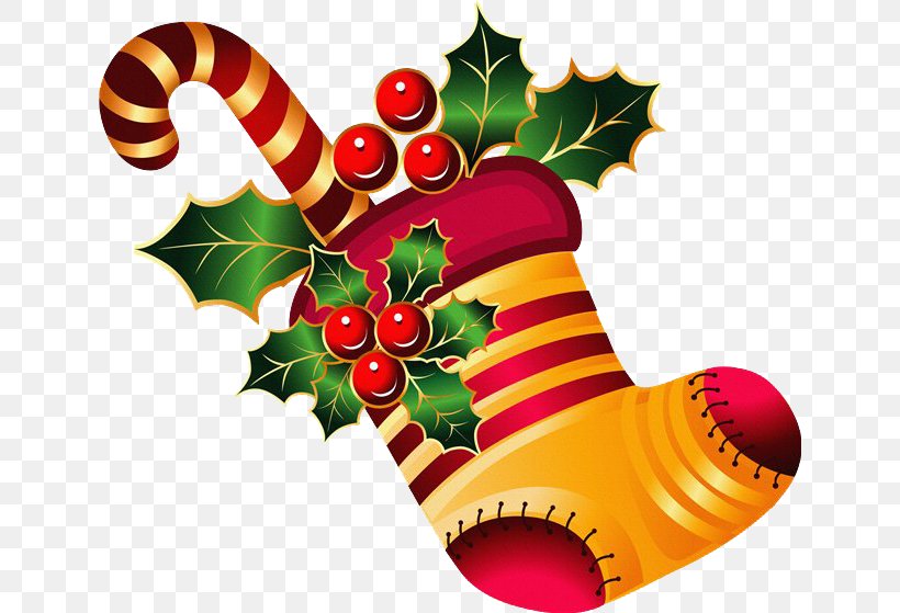 Christmas Stockings Santa Claus Clip Art, PNG, 640x559px, Christmas, Befana, Christmas Decoration, Christmas Elf, Christmas Ornament Download Free