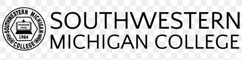 Southwestern Michigan College Logo Brand Product Design, PNG, 1333x333px, Southwestern Michigan College, Black, Black And White, Brand, College Download Free