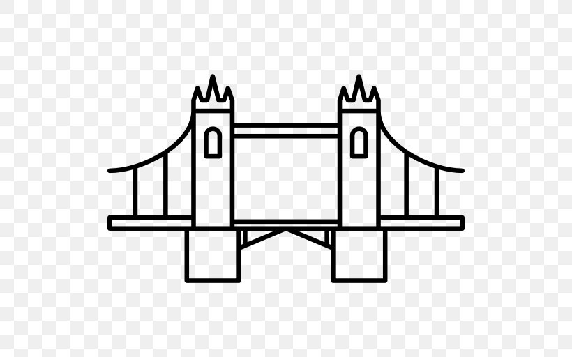 Tower Bridge London Bridge Tower Of London, PNG, 512x512px, Tower Bridge, Area, Black And White, Bridge, England Download Free