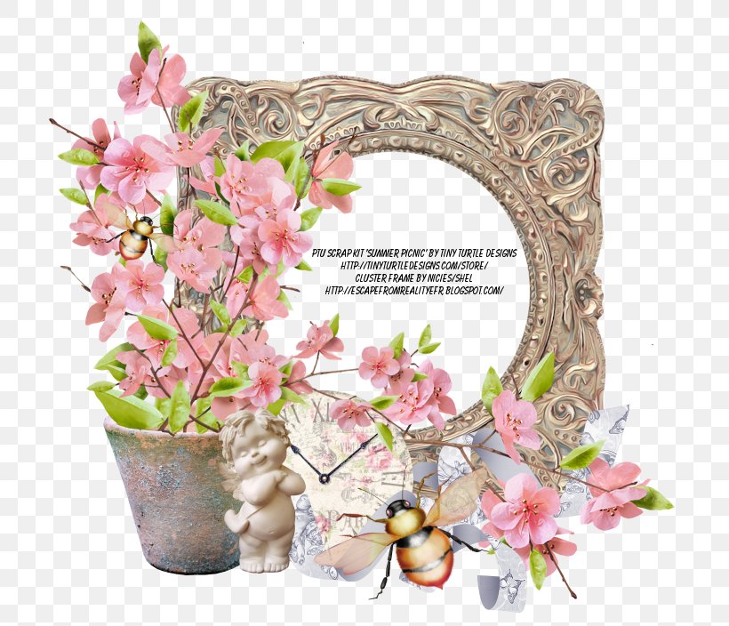 Floral Design Picture Frames Flower, PNG, 730x704px, 4 July, Floral Design, Blossom, Cut Flowers, Flora Download Free