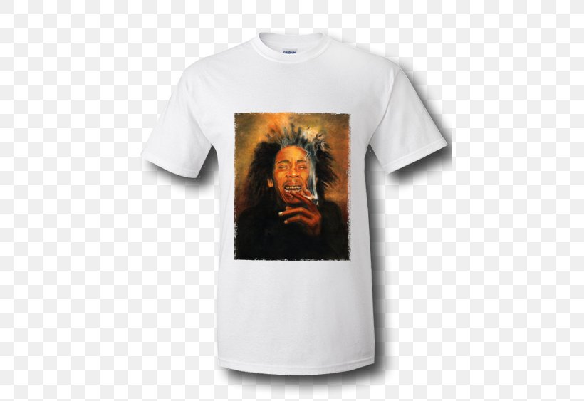 T-shirt Bob Marley Clothing Crew Neck, PNG, 450x563px, Watercolor, Cartoon, Flower, Frame, Heart Download Free