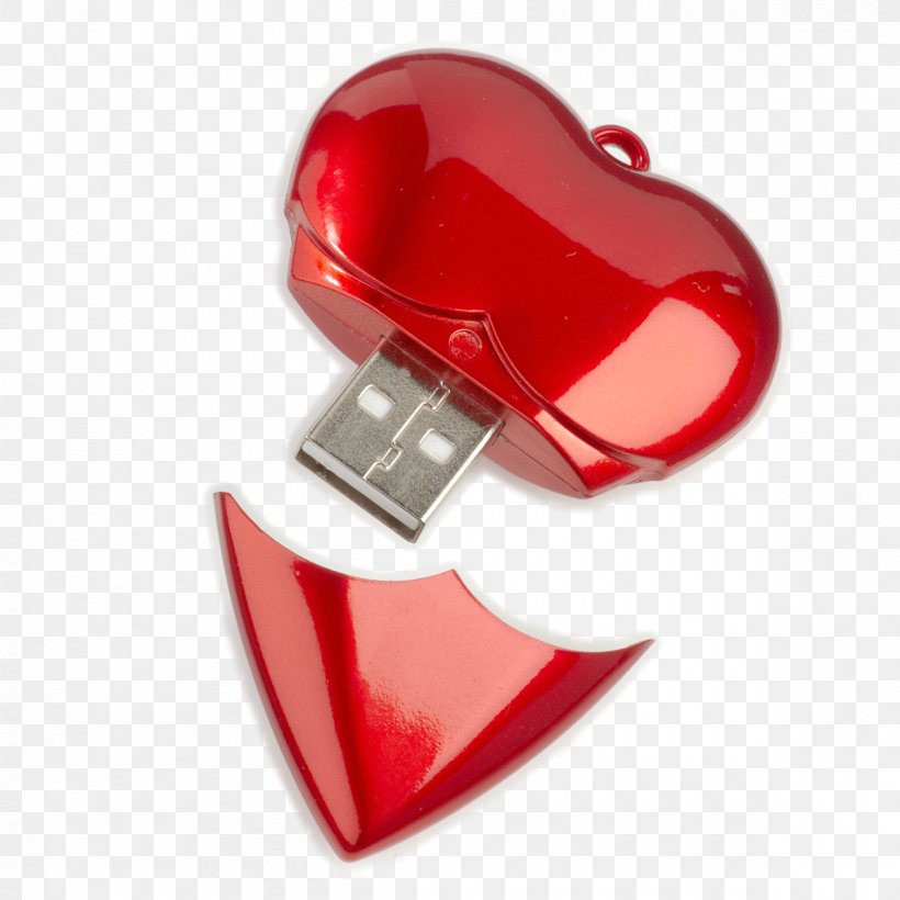 USB Flash Drives Heart Gigabyte Computer Data Storage, PNG, 1200x1200px, Usb Flash Drives, Computer Data Storage, Dvd, Gift, Gigabit Download Free
