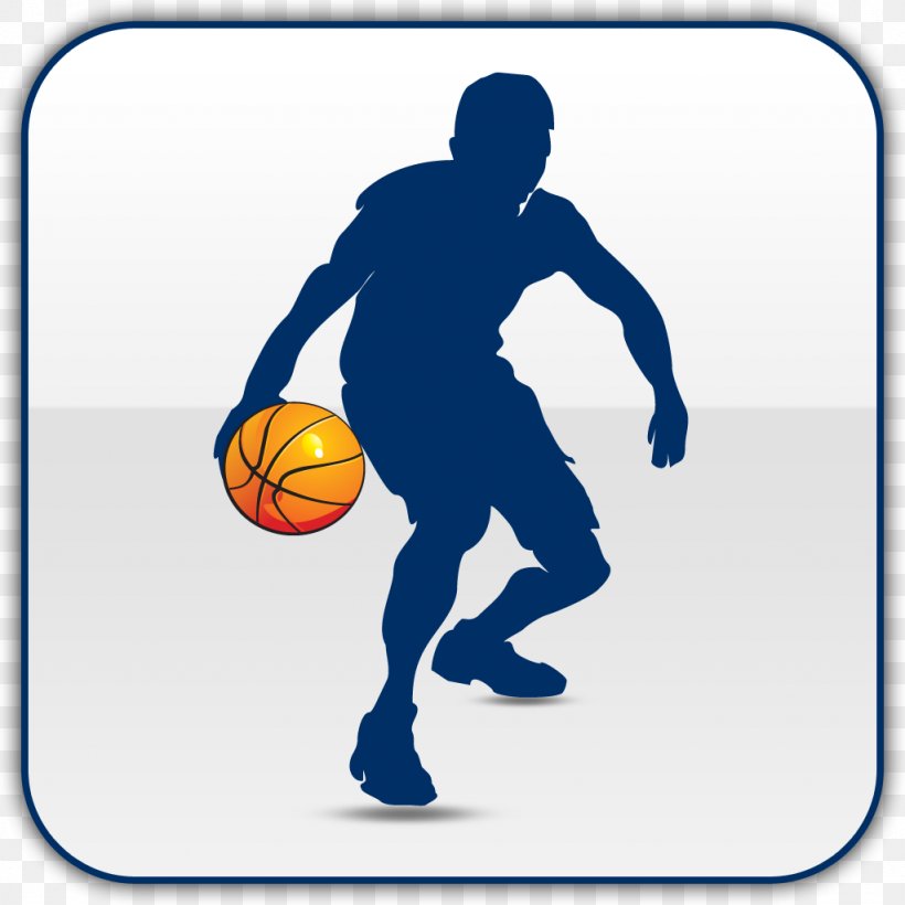Basketball Silhouette Sport Clip Art, PNG, 1024x1024px, Basketball, Area, Arm, Athlete, Ball Download Free