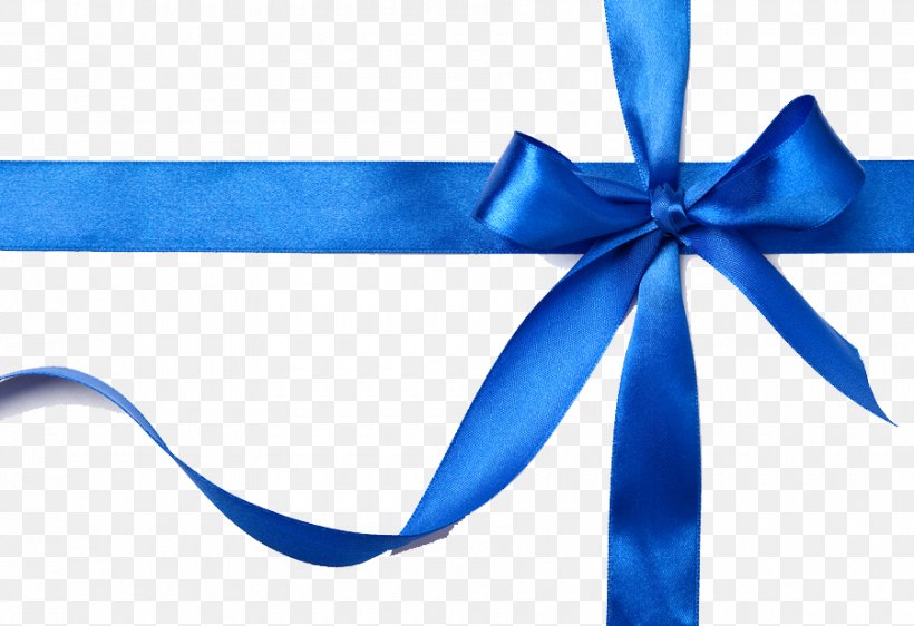 Blue Ribbon Gift, PNG, 900x617px, Ribbon, Blue, Blue Ribbon, Electric Blue, Gift Download Free