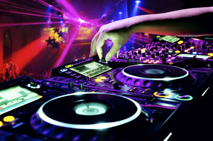 Mobile Disc Jockey Party DJ Controller Nightclub, PNG, 1400x927px, Watercolor, Cartoon, Flower, Frame, Heart Download Free