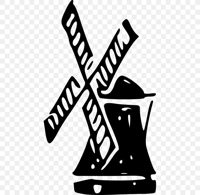 Windmill Drawing Clip Art, PNG, 461x800px, Windmill, Artwork, Black, Black And White, Drawing Download Free