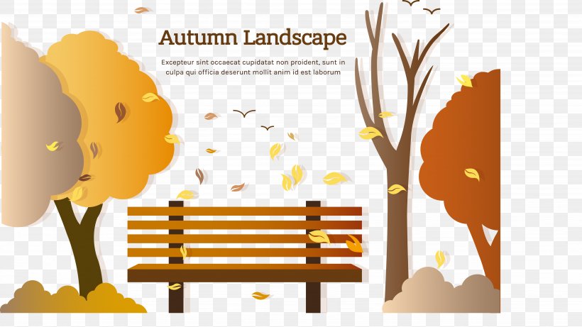 Autumn Poster, PNG, 5937x3338px, Autumn, Autumn Leaf Color, Brand, Drawing, Furniture Download Free