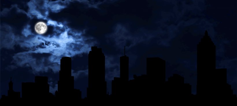 Skyline Night Atmosphere Of Earth Skyscraper, PNG, 2400x1074px, Sky, Astronomical Object, Atmosphere, Atmosphere Of Earth, Biome Download Free