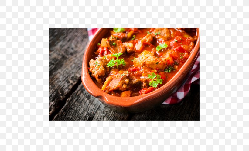 Goulash Vegetarian Cuisine Hungarian Cuisine Serbian Cuisine Recipe, PNG, 500x500px, Goulash, American Food, Bell Pepper, Cooking, Cookware And Bakeware Download Free