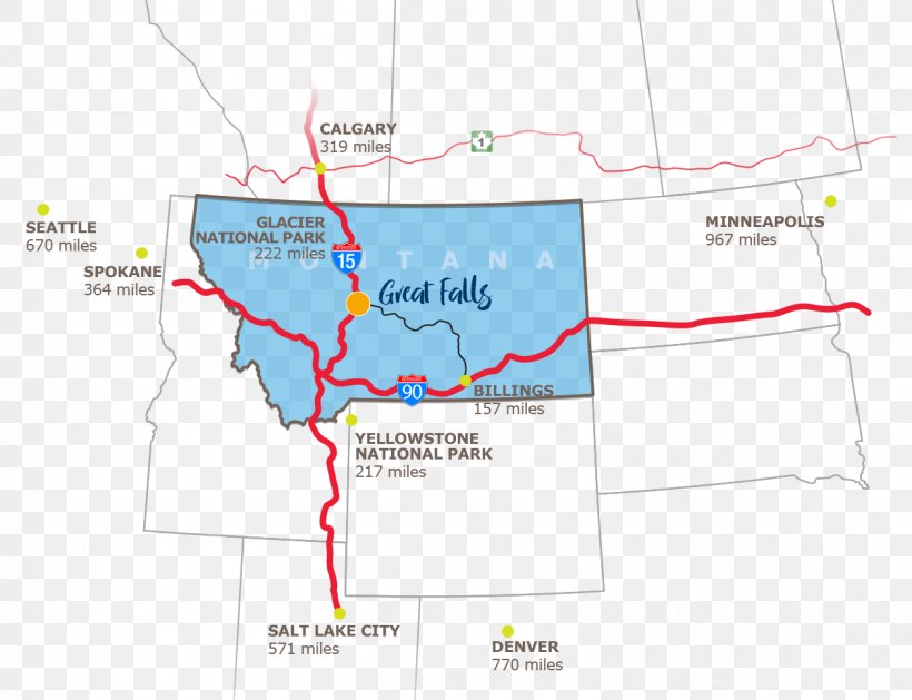 Great Falls Shelby Map Yosemite National Park Las Vegas, PNG, 1258x965px, Great Falls, Area, Diagram, Interstate 15, Las Vegas Download Free