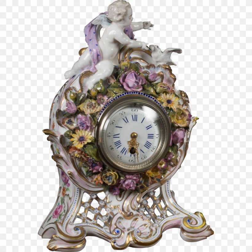Porcelain Figurine Clock, PNG, 1024x1024px, Porcelain, Clock, Figurine, Home Accessories Download Free