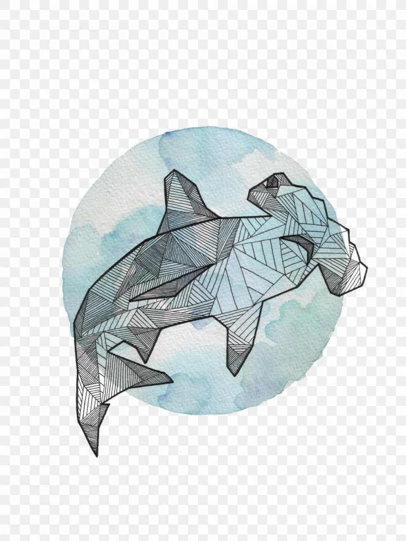 Hammerhead Shark Animal Drawing Geometry, PNG, 1000x1333px, Shark, Animal, Art, Dolphin, Drawing Download Free
