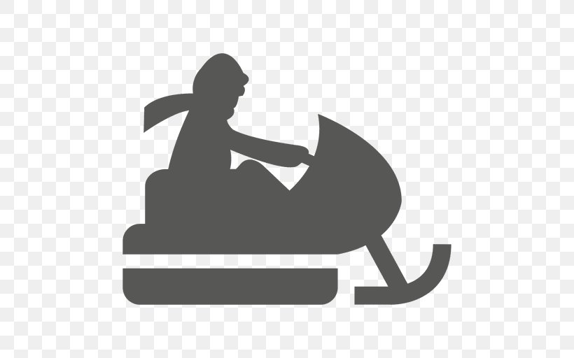 Snowmobile Motorcycle Vehicle Clip Art, PNG, 512x512px, Snowmobile, Black And White, Flat Design, Logo, Monochrome Download Free