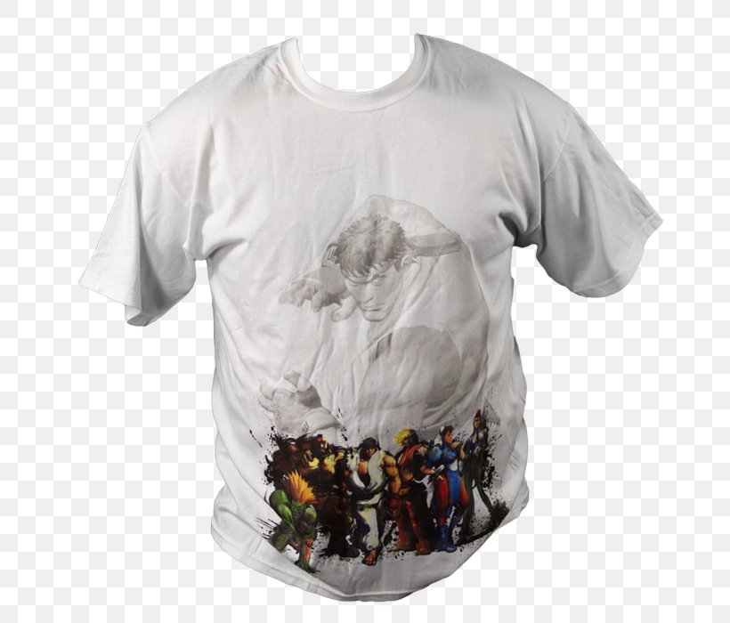 T-shirt Sleeve Street Fighter, PNG, 700x700px, Tshirt, Clothing, Sleeve, Street Fighter, T Shirt Download Free