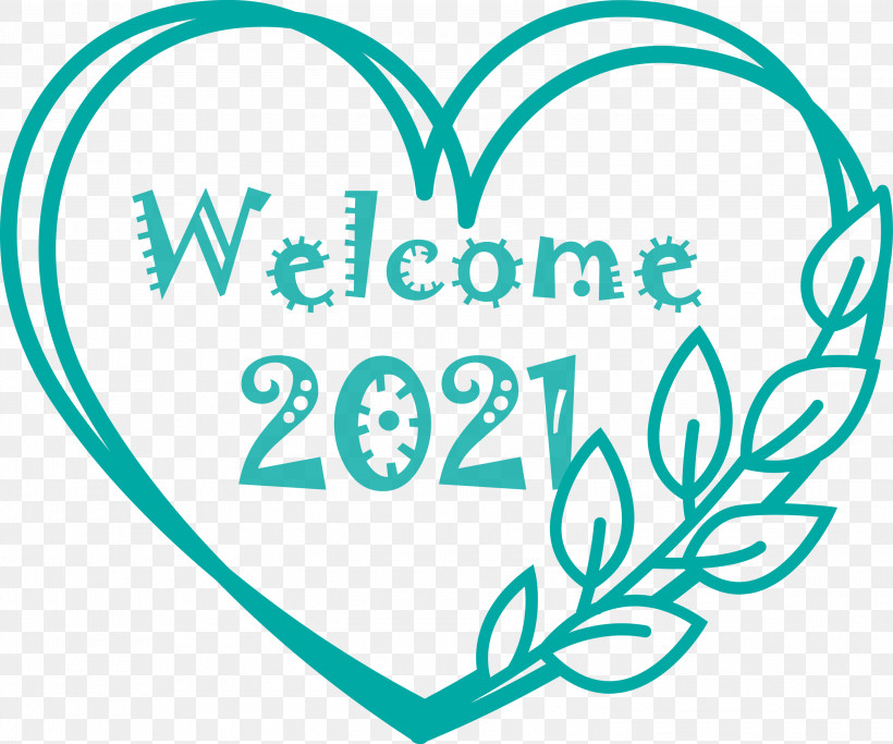 New Year 2021 Welcome, PNG, 3000x2501px, New Year 2021 Welcome, Area, Biology, Leaf, Line Download Free