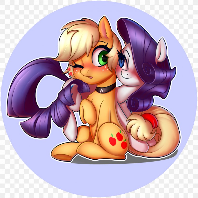 Applejack Pony Rarity Fan Art, PNG, 2500x2500px, Watercolor, Cartoon, Flower, Frame, Heart Download Free
