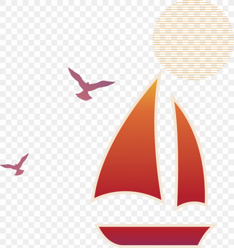 Bird Sailboat Icon, PNG, 832x884px, Bird, High Definition Television, Illustration, Pattern, Red Download Free