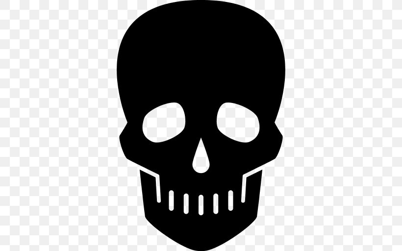 Skeleton Skull Logo Icon, PNG, 512x512px, Skull, Black And White, Bone, Clip Art, Face Download Free