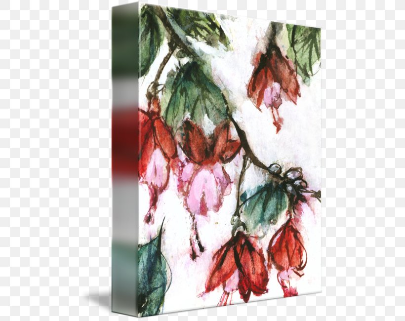 Watercolor Painting Flower Gallery Wrap Canvas Asia, PNG, 494x650px, Watercolor Painting, Art, Asia, Blume, Canvas Download Free
