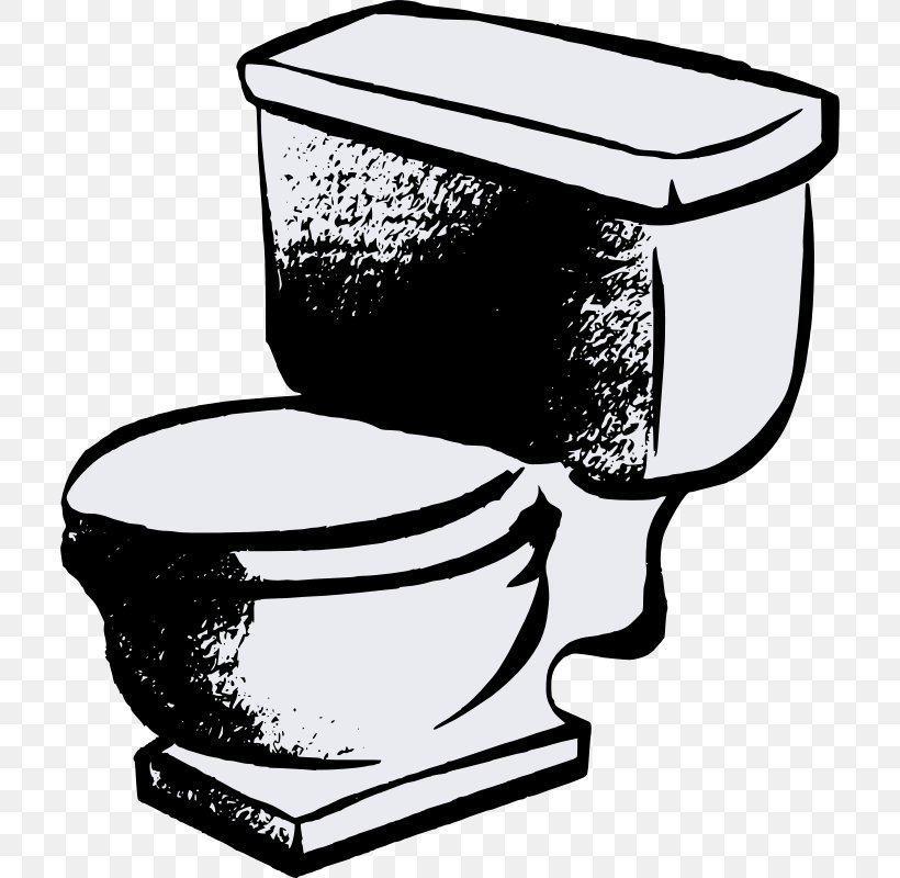 Flush Toilet Bathroom Public Toilet Clip Art, PNG, 800x800px, Toilet, Bathroom, Black And White, Flush Toilet, Human Waste Download Free