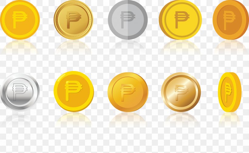 Gold Coin Icon, PNG, 4900x3016px, Coin, Designer, Gold, Gold Coin, Shutterstock Download Free