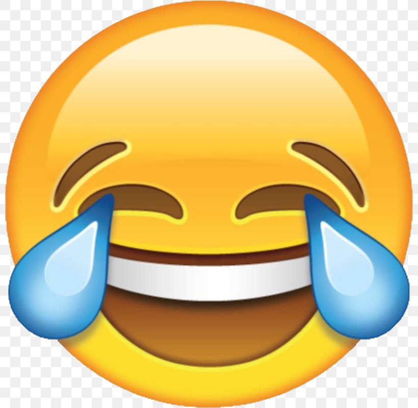 Laughter Face With Tears Of Joy Emoji Emoticon Clip Art, PNG, 800x800px