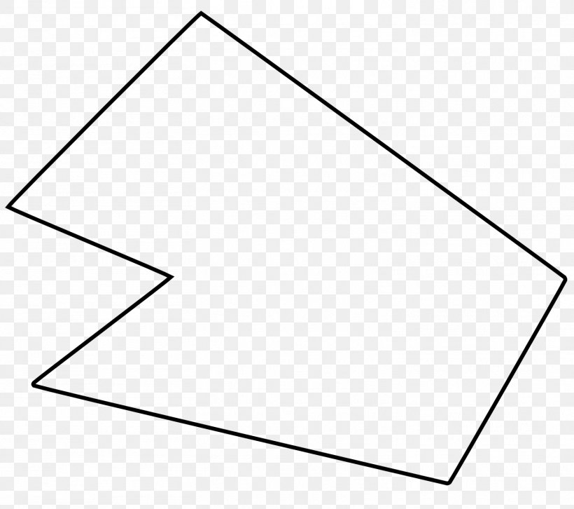 Polygon Triangle Area Rectangle Square, PNG, 1512x1340px, Polygon, Area, Black, Black And White, Concave Polygon Download Free