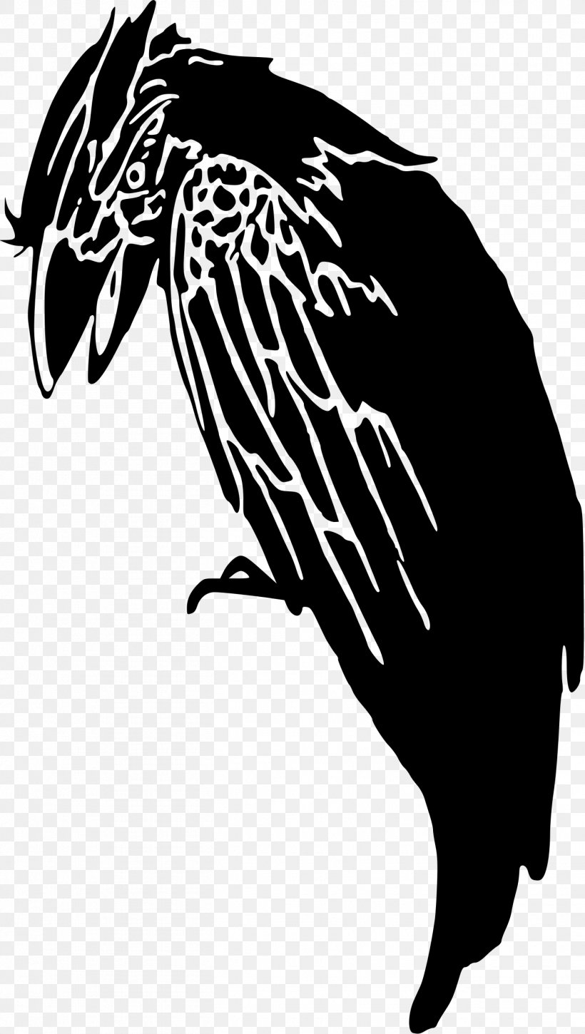 Silhouette Crow Clip Art, PNG, 1413x2500px, Silhouette, Autocad Dxf, Beak, Bird, Bird Of Prey Download Free