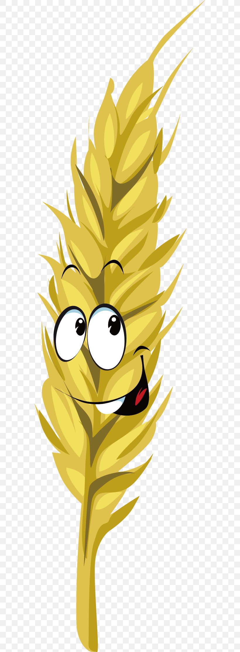 Wheat Cartoon Drawing Royalty-free, PNG, 583x2229px, Wheat, Art, Black And White, Cartoon, Cereal Download Free