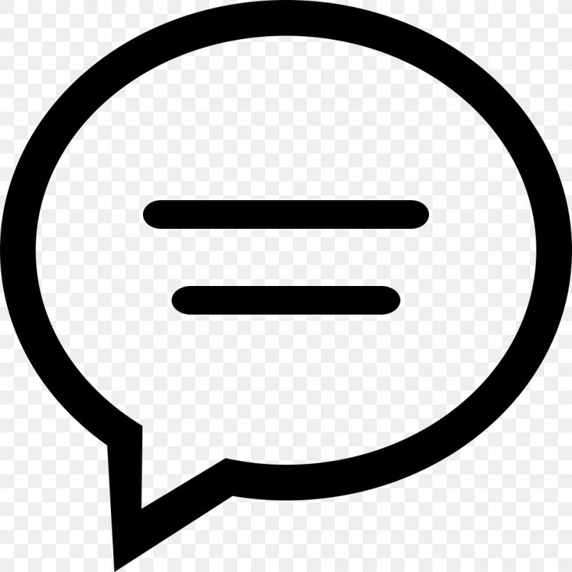 Online Chat Symbol Conversation Web Chat, PNG, 980x980px, Online Chat, Area, Black And White, Conversation, Facebook Messenger Download Free