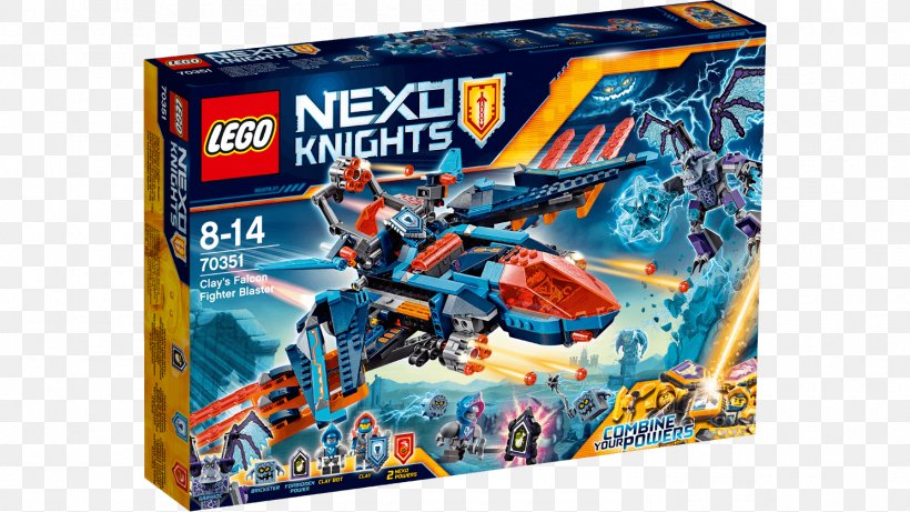 LEGO 70351 NEXO KNIGHTS Clay's Falcon Fighter Blaster Toy The Lego Group Lego Star Wars, PNG, 1488x837px, Lego, Brick, Construction Set, Lego Group, Lego Minifigure Download Free