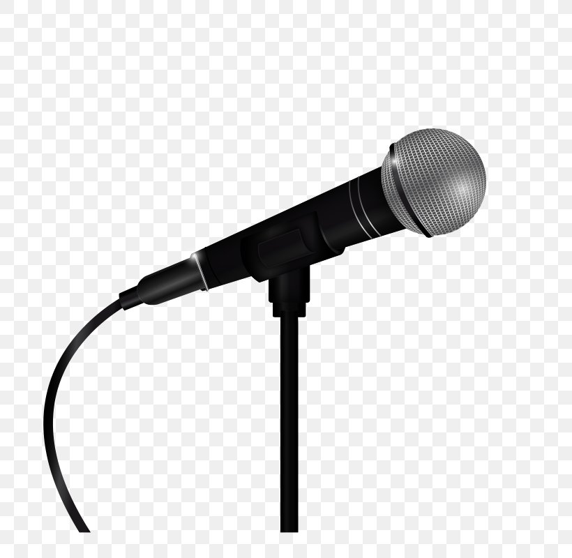 Microphone Euclidean Vector Stock Illustration, PNG, 800x800px, Watercolor, Cartoon, Flower, Frame, Heart Download Free