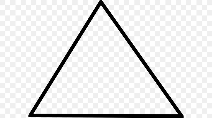 Equilateral Triangle Shape Right Triangle Clip Art, PNG, 600x457px, Triangle, Area, Black, Black And White, Coloring Book Download Free