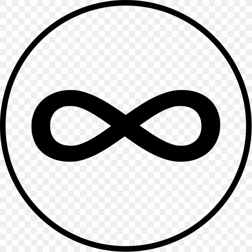 Infinity Symbol Circle Clip Art, PNG, 2000x2000px, Infinity Symbol, Area, Black, Black And White, Drawing Download Free
