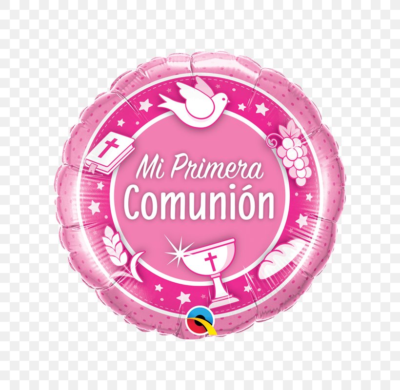 Balloon First Communion Eucharist Baptism, PNG, 800x800px, Balloon, Baptism, Blessing, Blue, Communion Download Free