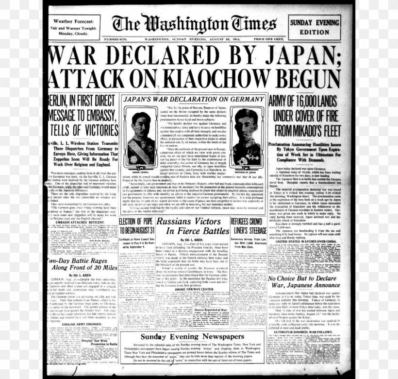 Germany Japanese Declaration Of War On The United States And The British Empire First World War Japanese Declaration Of War On The United States And The British Empire, PNG, 945x900px, Germany, Area, Black And White, Emperor Of Japan, First World War Download Free