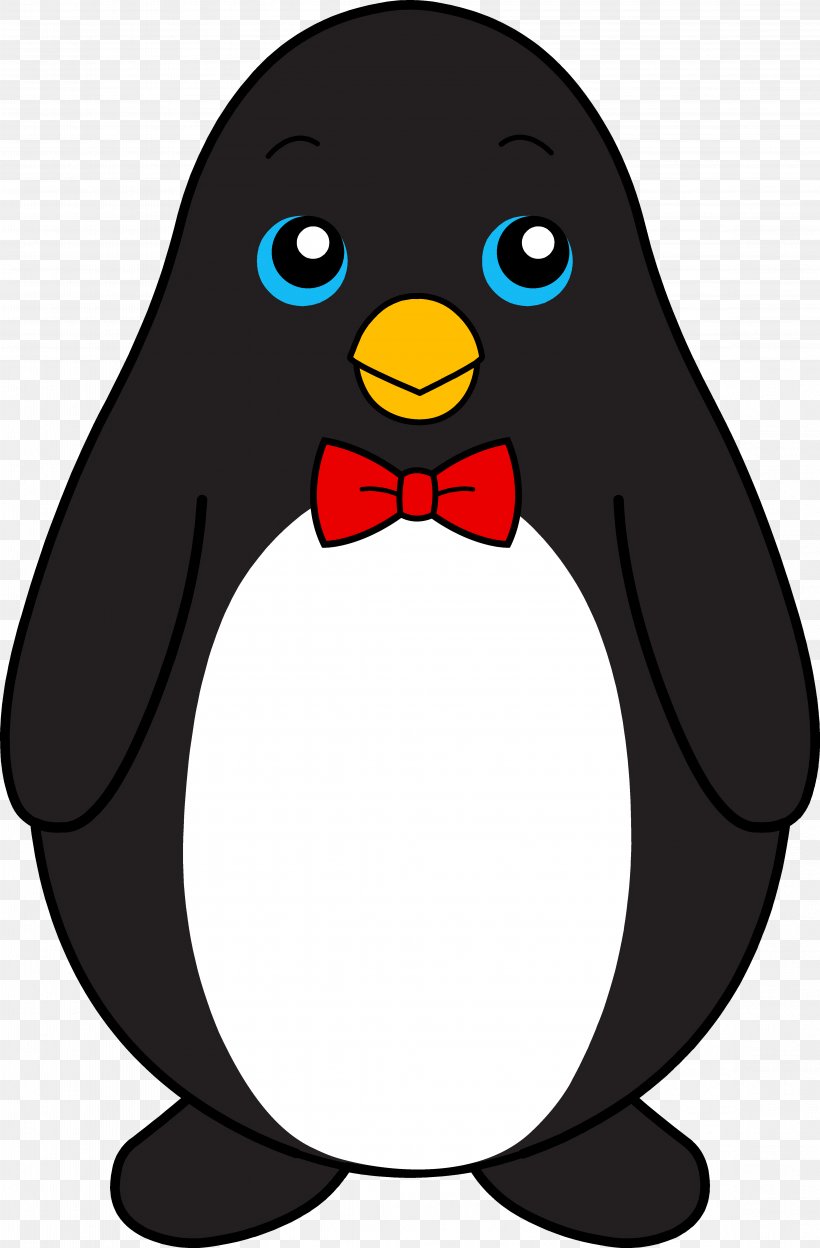 Penguin Bow Tie Free Content Clip Art, PNG, 4583x6978px, Watercolor, Cartoon, Flower, Frame, Heart Download Free