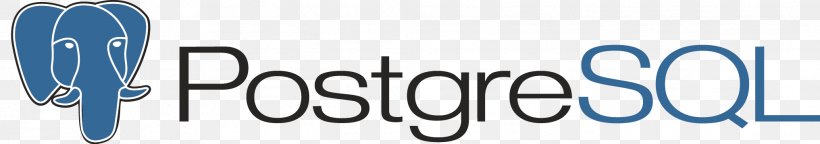 PostgreSQL Spatial Database Logo, PNG, 2034x358px, Postgresql, Blue, Brand, Database, Logo Download Free
