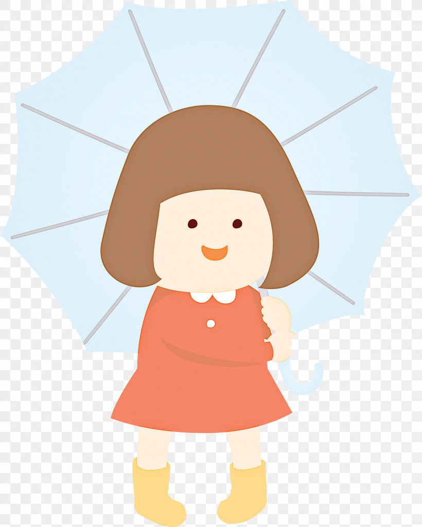 Raining Day Raining Umbrella, PNG, 2400x3000px, 2018, Raining Day, Cartoon, Character, Girl Download Free