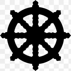 Wheel Of Dharma - Dharmachakra Buddhism Buddhist Symbolism PNG