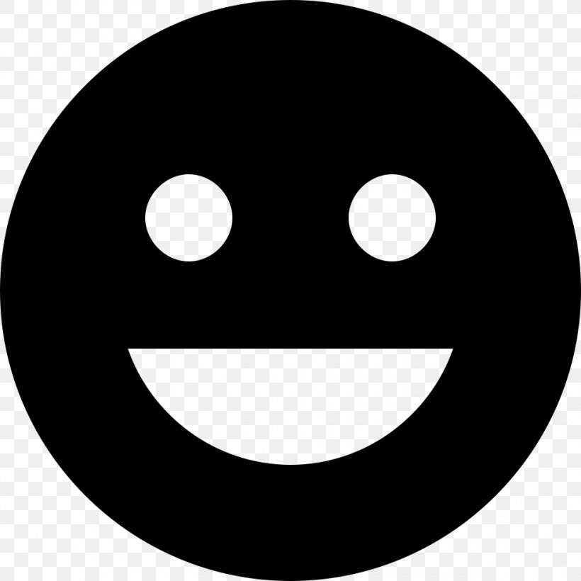 Emoticon Smiley, PNG, 980x980px, Emoticon, Black And White, Conversation, Face, Facial Expression Download Free