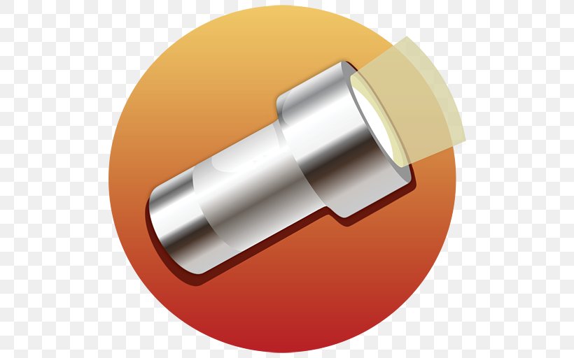 Flashlight TrashBox Torch Android Lantern, PNG, 512x512px, Flashlight, Android, Cylinder, Google Play, Hardware Download Free