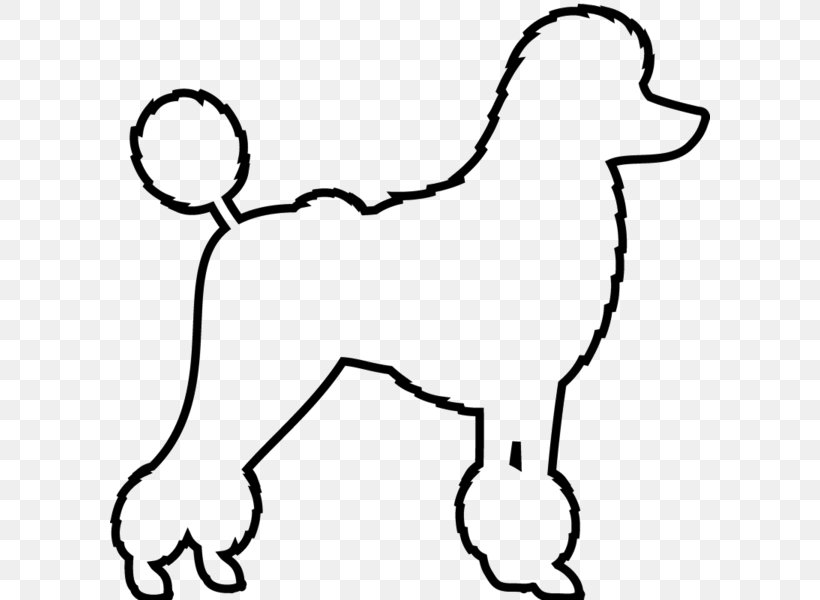 Poodle Clip Art Drawing Line Art Image, PNG, 600x600px, Poodle, Blackandwhite, Canidae, Carnivore, Cat Download Free
