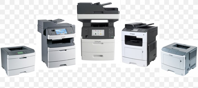 Printer Lexmark Fax Image Scanner Photocopier, PNG, 2438x1088px, Printer, Copying, Electronic Device, Fax, Image Scanner Download Free