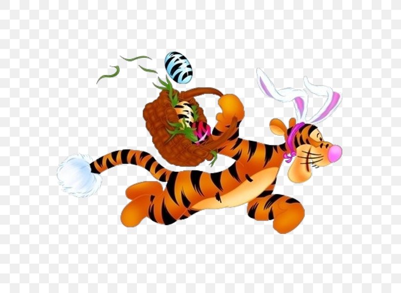 Tigger Winnie-the-Pooh Piglet Rabbit Eeyore, PNG, 600x600px, Tigger, Carnivoran, Cat Like Mammal, Christopher Robin, Easter Download Free