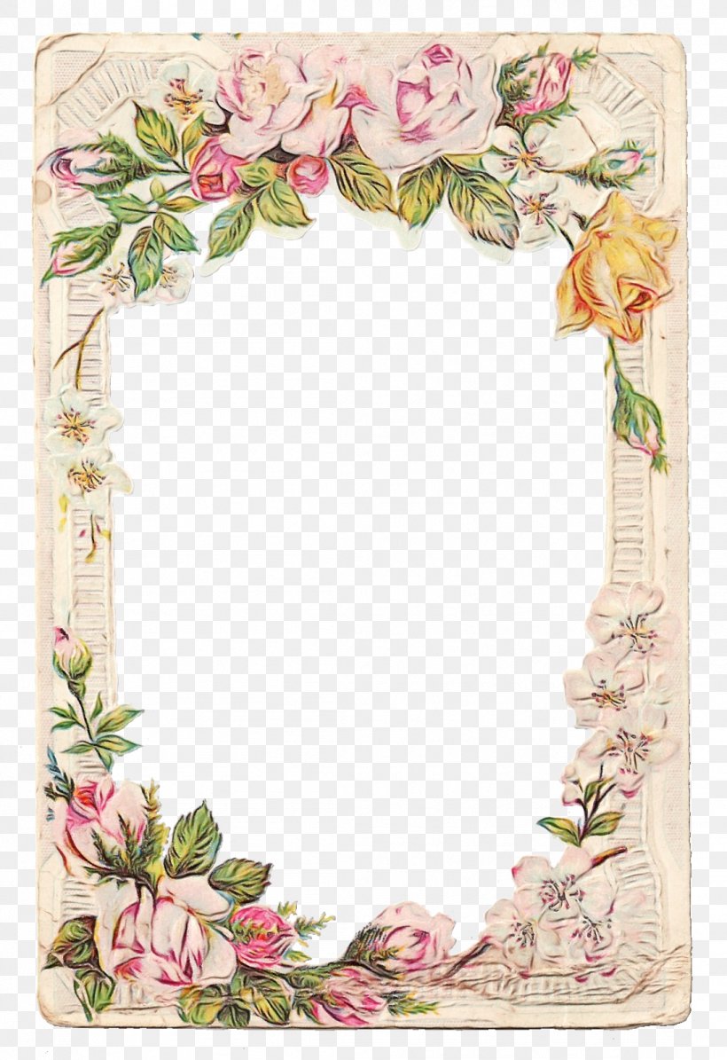 Vintage Floral Frame, PNG, 1097x1600px, Floral Design, Antique, Borders And Frames, Drawing, Flower Download Free