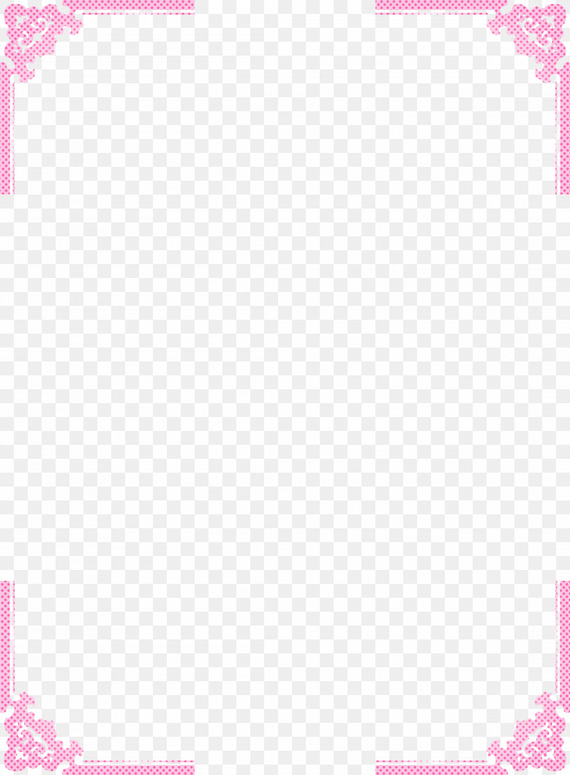 Corner Frame, PNG, 2204x2999px, Corner Frame, Line, Magenta, Material Property, Pink Download Free