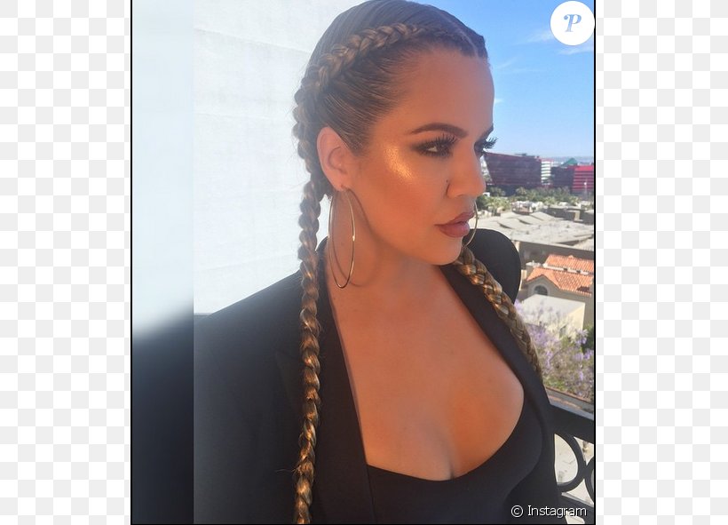 Keeping Up With The Kardashians Khloé Kardashian Box Braids Hairstyle, PNG, 675x591px, Keeping Up With The Kardashians, Black Hair, Box Braids, Braid, Brown Hair Download Free