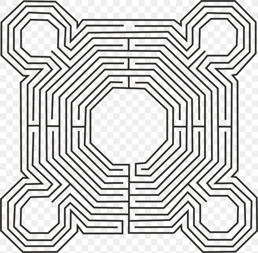 Reims Cathedral Chartres Labyrinth Royalty-free, PNG, 1600x1572px, Reims Cathedral, Area, Black, Black And White, Building Download Free